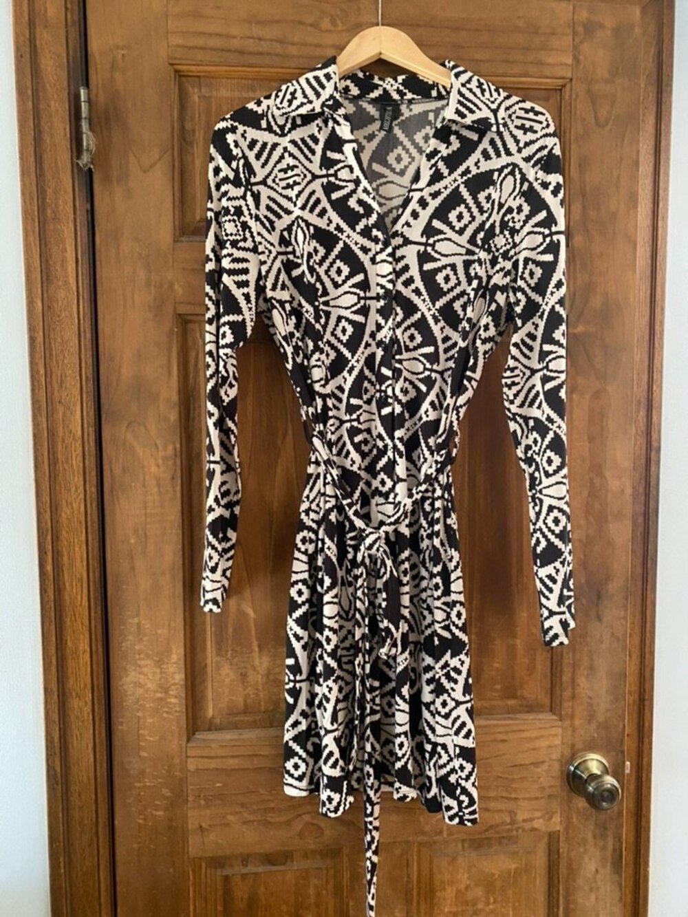 MT Collection black and white dress, size L